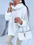 ELYNDI extended wool sweater - white