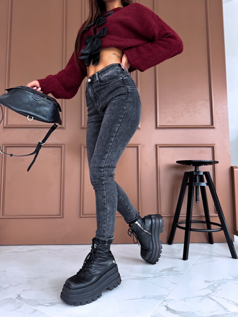 DARK GRAY jeans "BOSTON" HM5321-8