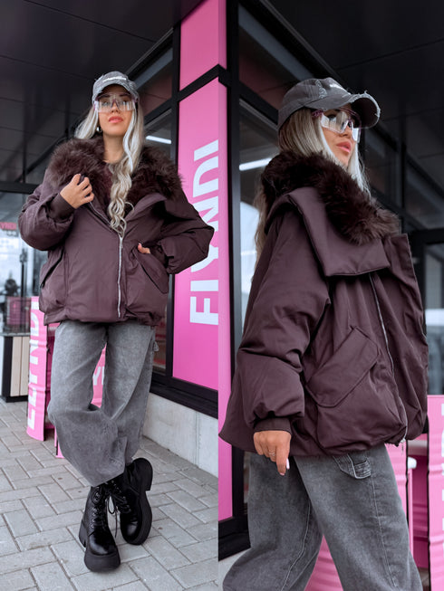 Pufīga virsjaka "ALPINE TR50233" - VIOLETA