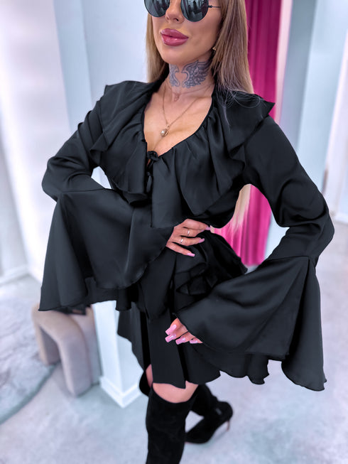 Atlas blouse "GAME" H11708 - BLACK