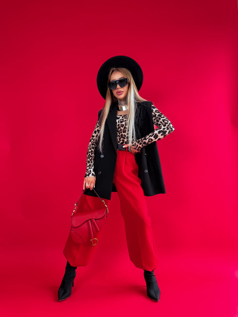 OVERSIZE striukė "SECURITY" - melna