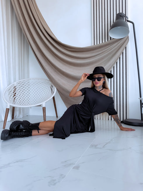 Dress "GENIUS VD1745" - BLACK