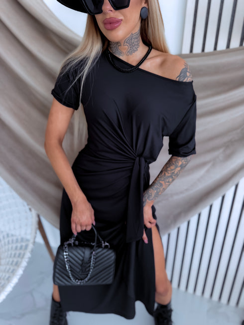 Dress "GENIUS VD1745" - BLACK