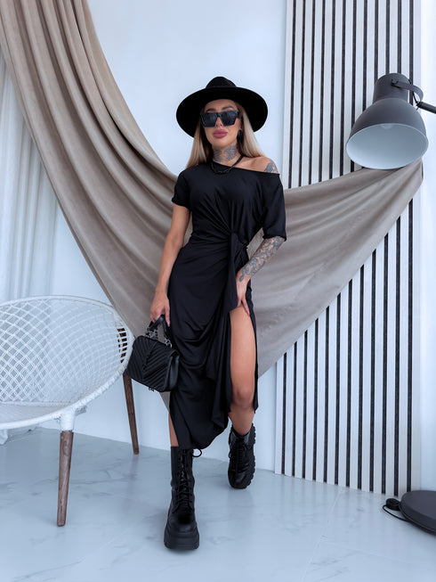 Dress "GENIUS VD1745" - BLACK