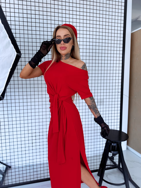 Dress "GENIUS VD1745" - RED