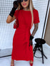Dress "GENIUS VD1745" - RED