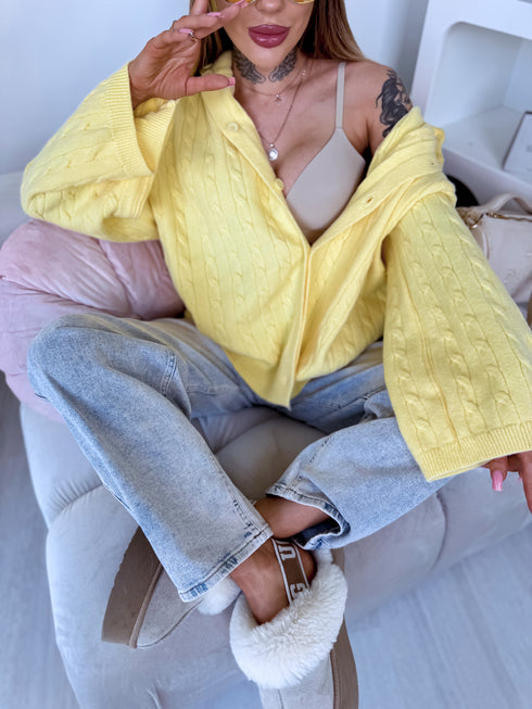 PĪNES raksta jaka "SUNLIGHT HA4472" - DZELTENA