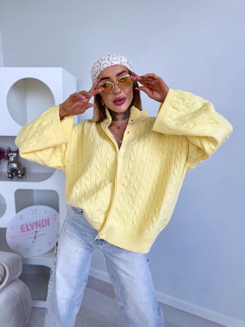 PĪNES raksta jaka "SUNLIGHT HA4472" - DZELTENA