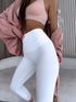 Slimming leggings with underwire 3286 - WHITE