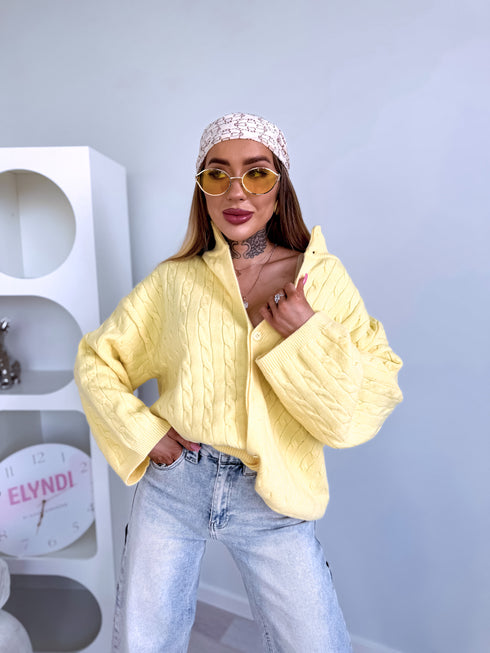 PĪNES raksta jaka "SUNLIGHT HA4472" - DZELTENA