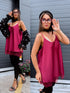 Lielizmēra topas "DREAMY LACE" 7929 - BORDO