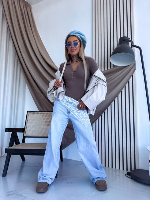 Bodysuit "AMBER FALL" RT118 – Cappuccino