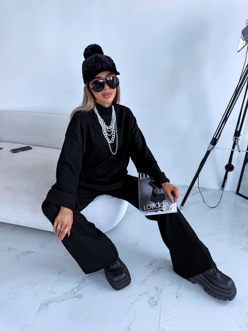 Set "WOOL DREAM" HA86 - BLACK