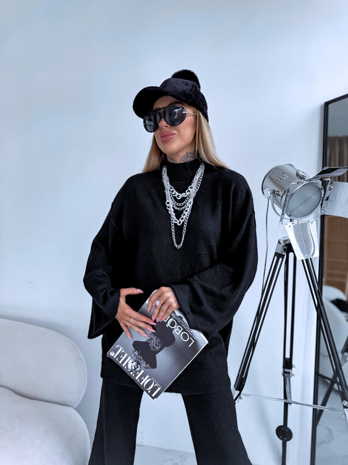 Set "WOOL DREAM" HA86 - BLACK