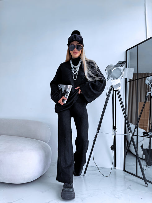 Set "WOOL DREAM" HA86 - BLACK