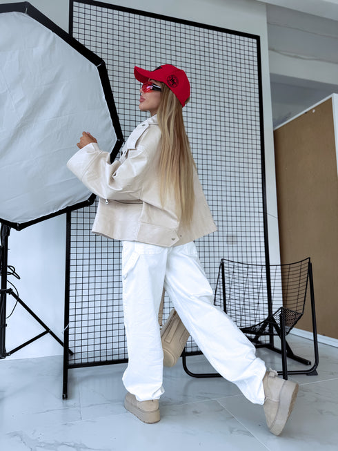 ONE SIZE jaka "MYSTIC CORE PU8020" - gaiši bēša