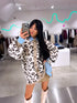 Knitted jacket "AMORE FOR FAVOR 009" - Light Beige