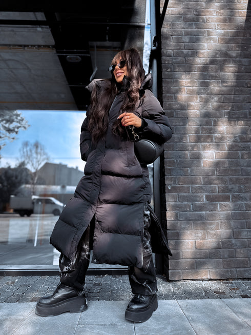 Long jacket "FROZEN" FC7580 - black