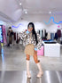 Knitted jacket "AMORE FOR FAVOR 009" - Light Beige
