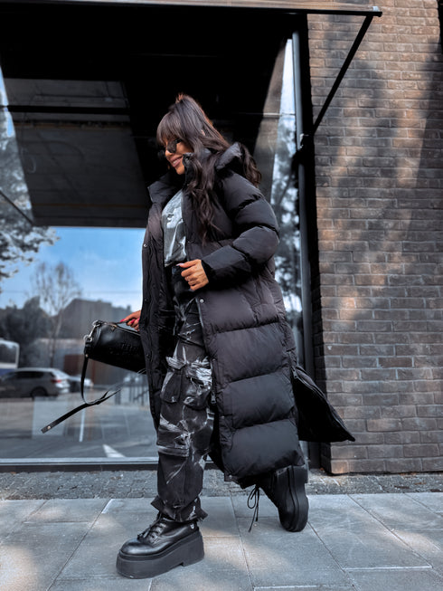 Long jacket "FROZEN" FC7580 - black