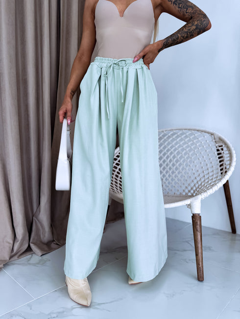 Pants "Excuse Me V58" - soft green