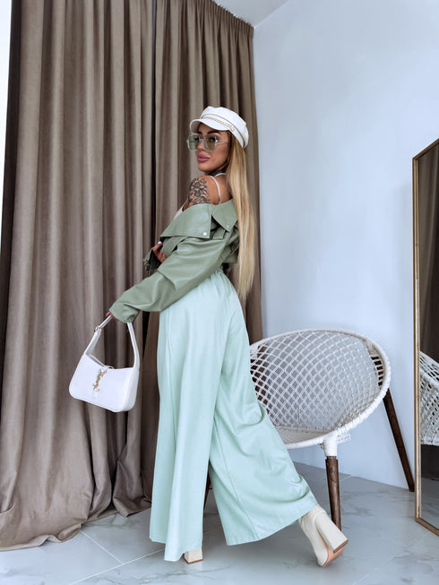 Pants "Excuse Me V58" - soft green