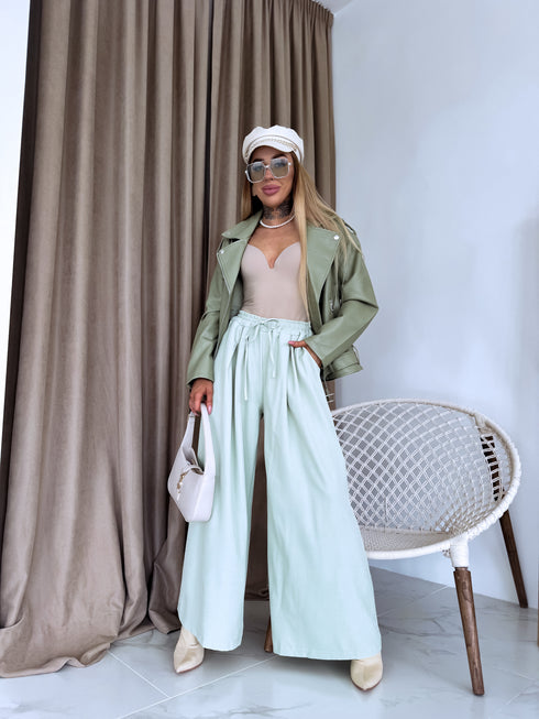 Pants "Excuse Me V58" - soft green