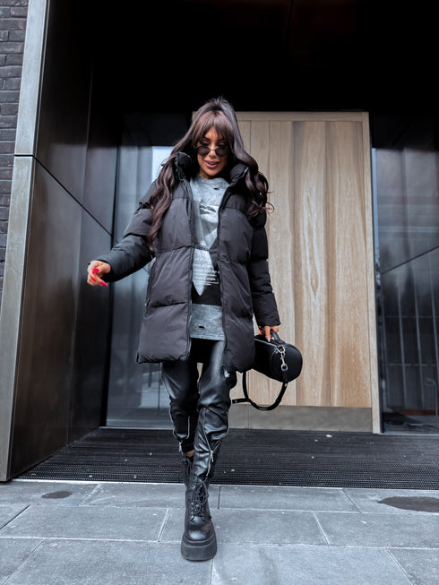 Viršutinė striukė "WINTER CLOUD" FC56 - juoda