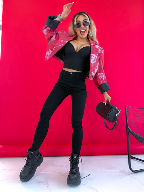 ИДЕАЛЬНЫЕ черные джинсы с пуш-апом 7-1