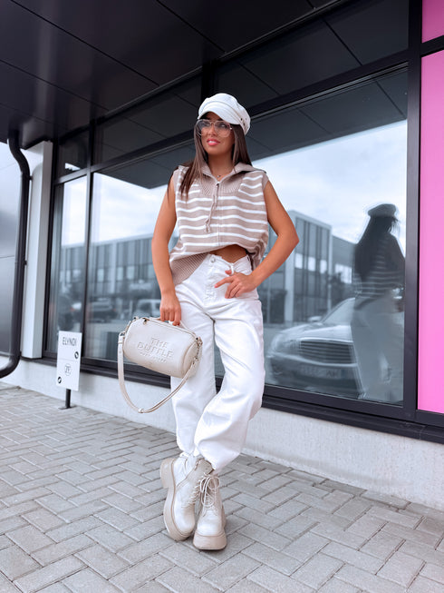 Elastic vest "ONLY YOU 8812" - Beige