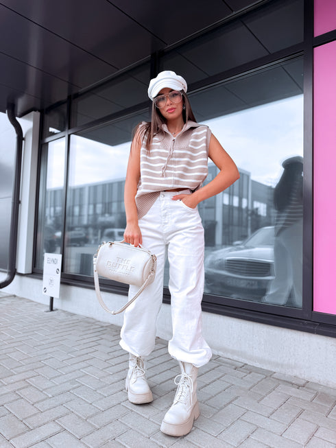Elastic vest "ONLY YOU 8812" - Beige
