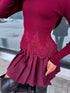 Adīts tops "DAILA" 20663 - BORDO