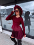 Adīts tops "DAILA" 20663 - BORDO