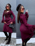 Adīta kleita "VENDETTA 5215" - BORDO
