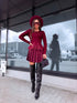 Adīts tops "DAILA" 20663 - BORDO