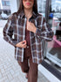 "DARK SOUL" printed T-shirt 17312 - CHOCO