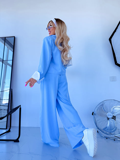 "MAJORY 74" komplekts - žakete + bikses - DEBESS ZILS