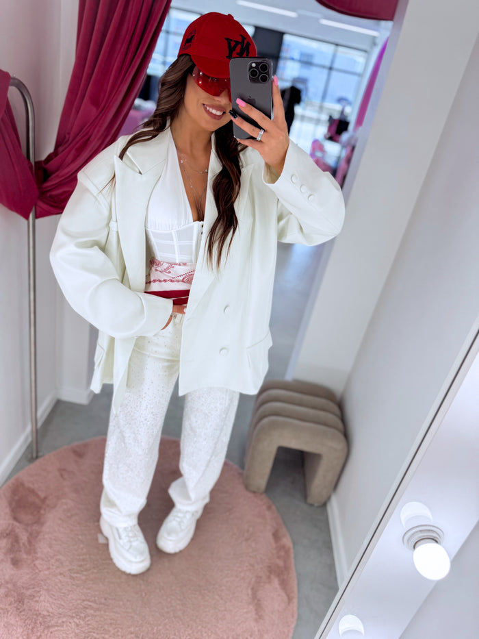 Blazer "FRUITY V13172" - WHITE