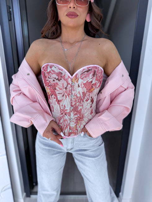 "ELIZA" Corset TR50108 - PINK