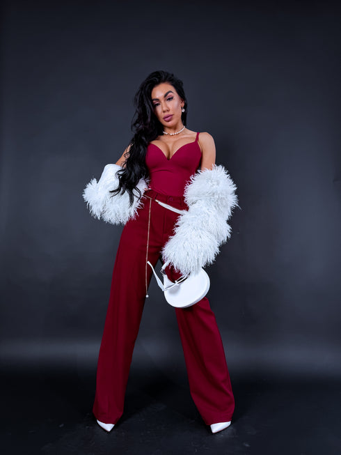 ELYNDI, корректирующее боди - бордо