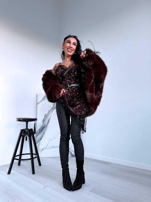 ELYNDI BEST faux leather pants with push-up effect