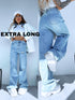 DAD FIT jeans "ZERO" Y3370-3 - LIGHT BLUE