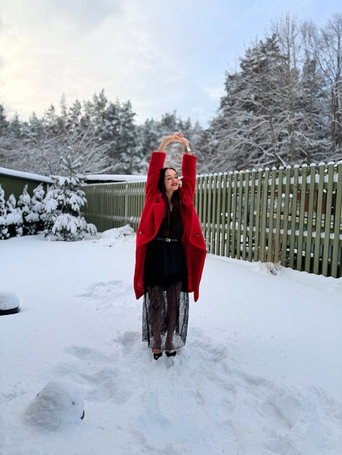 Coat "EVA 60705" - red