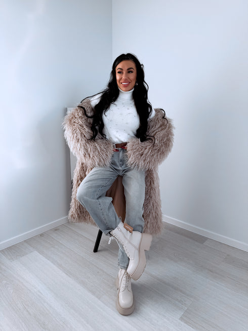 Sweater "CRYSTAL TOUCH" JL7072 - CREAM WHITE