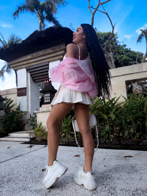 Šortsvārki + josta "MUSCAT W49759" - gaiši bēši