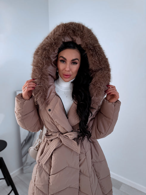 Lielizmēra virsjaka "SOFT HALO" 8241 - KARAMEĻU