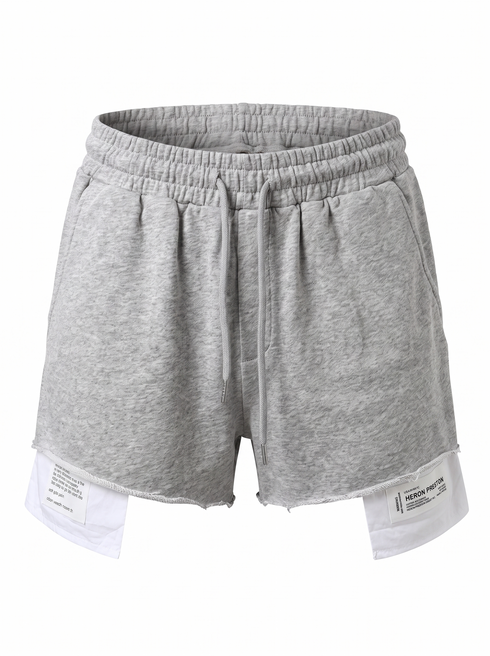 Šorti "WHITE WARNING" D0202 - GAIŠI PELĒKI