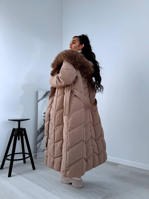 Lielizmēra virsjaka "SOFT HALO" 8241 - KARAMEĻU