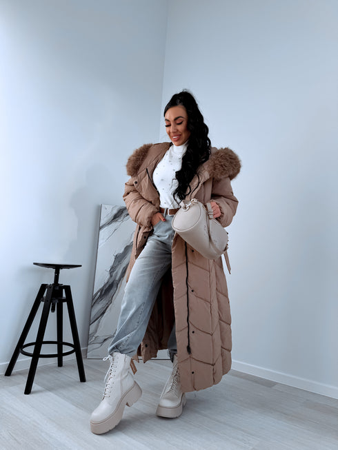 Lielizmēra virsjaka "SOFT HALO" 8241 - KARAMEĻU