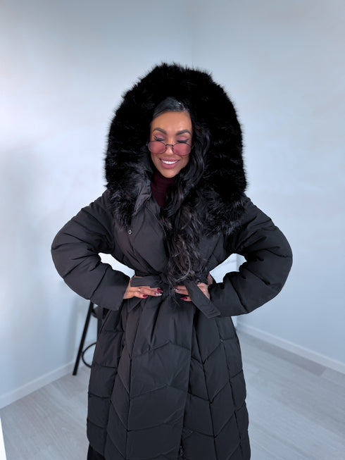 Lielizmēra virsjaka "SOFT HALO" 8241 - MELNA